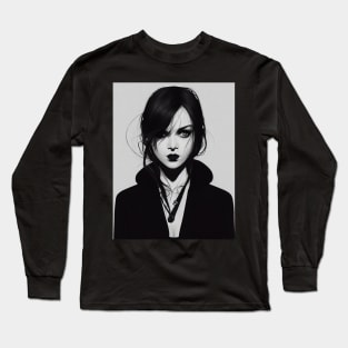 Goth Girl Long Sleeve T-Shirt